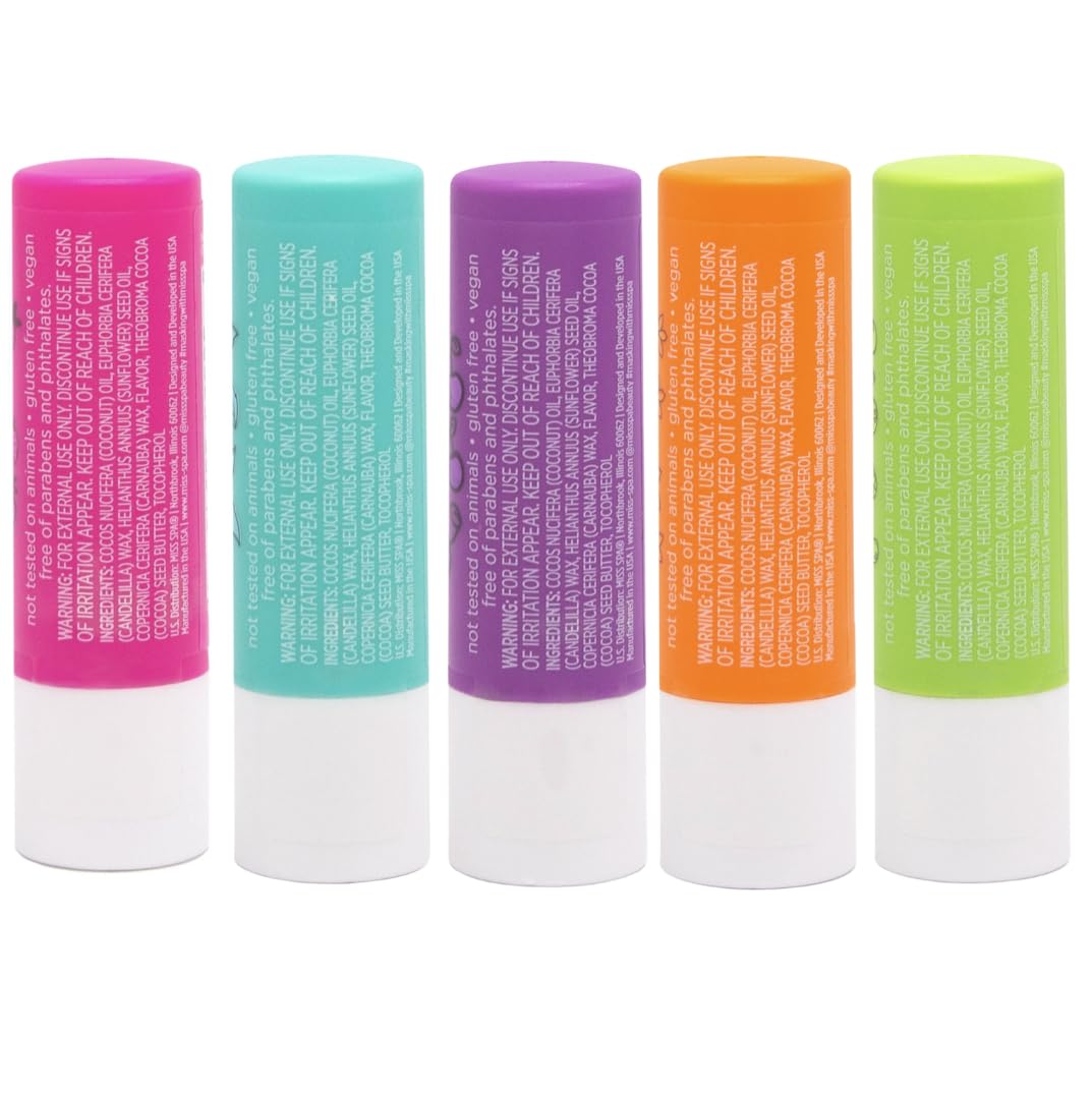 Miss Spa Lip Balm Set texture glide for quick, non-sticky touch-ups.