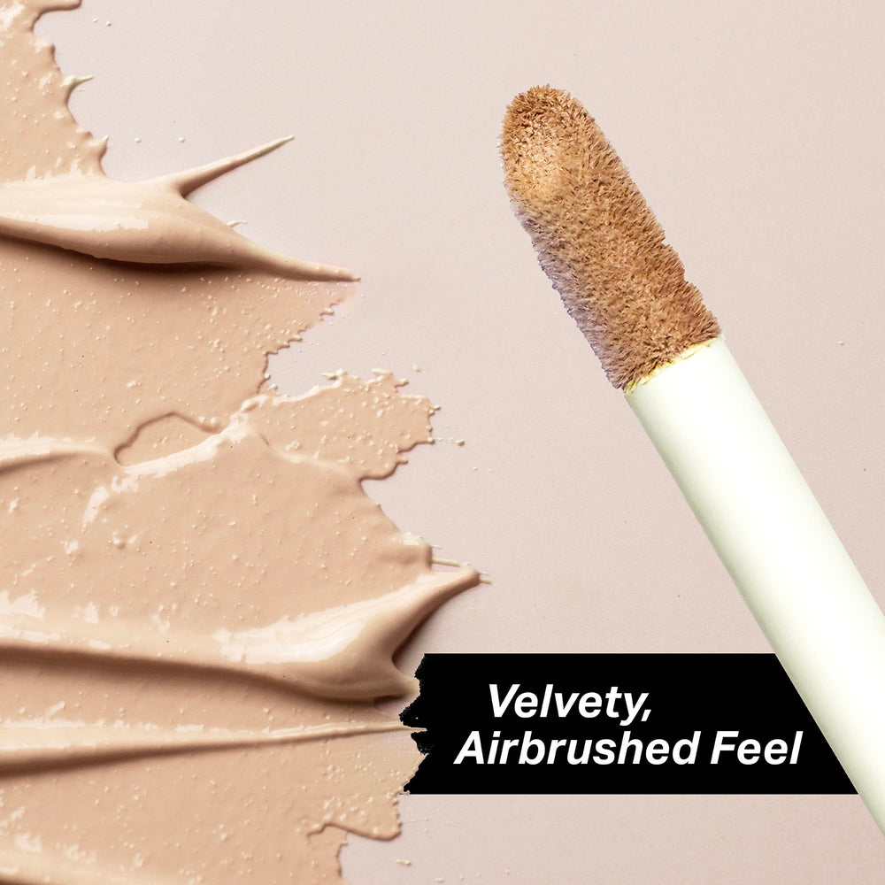 MISS2M Careful concealer tube dispense highlights easy pump for consistent color distribution.