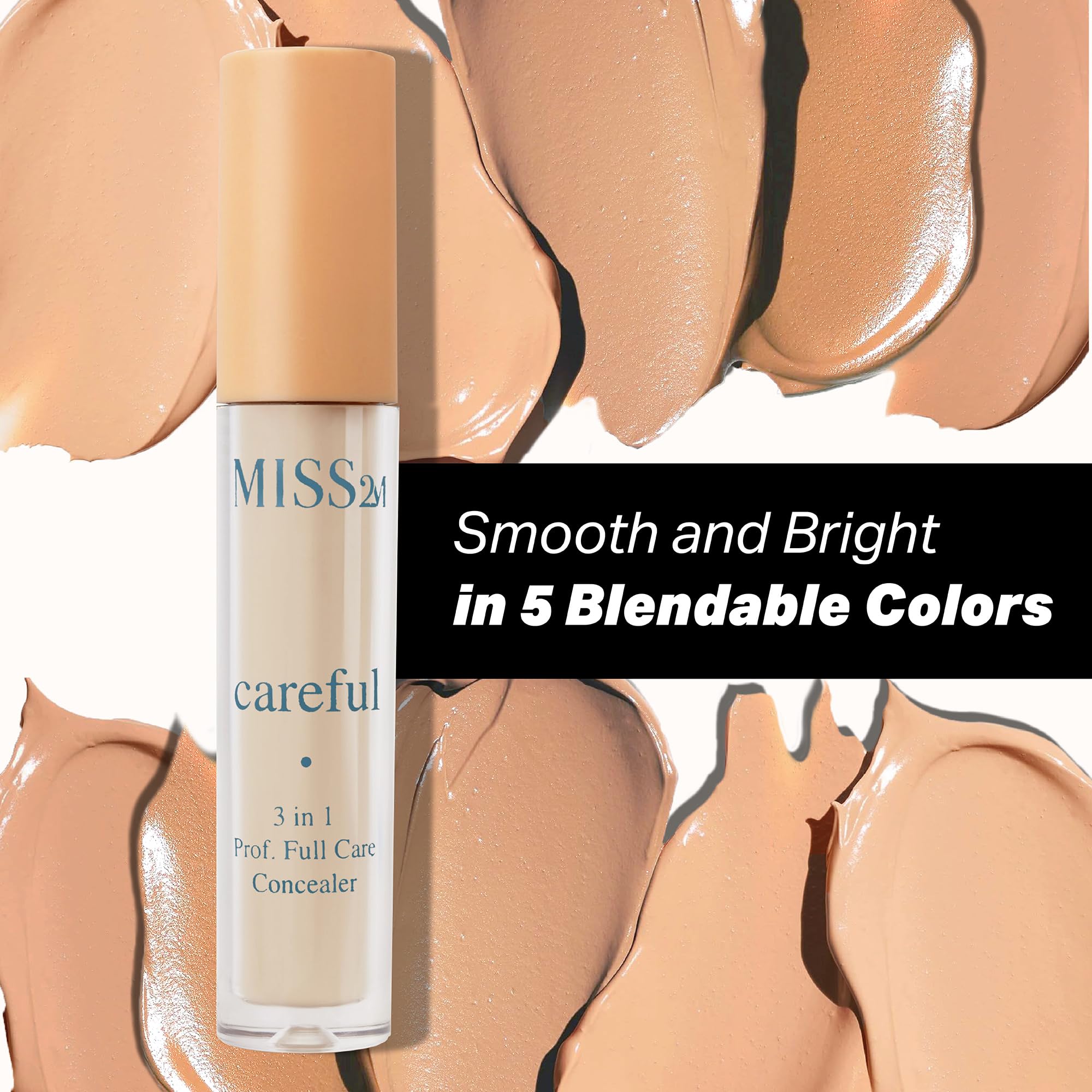 MISS2M Careful velvet texture close-up shows smooth blend and full coverage.