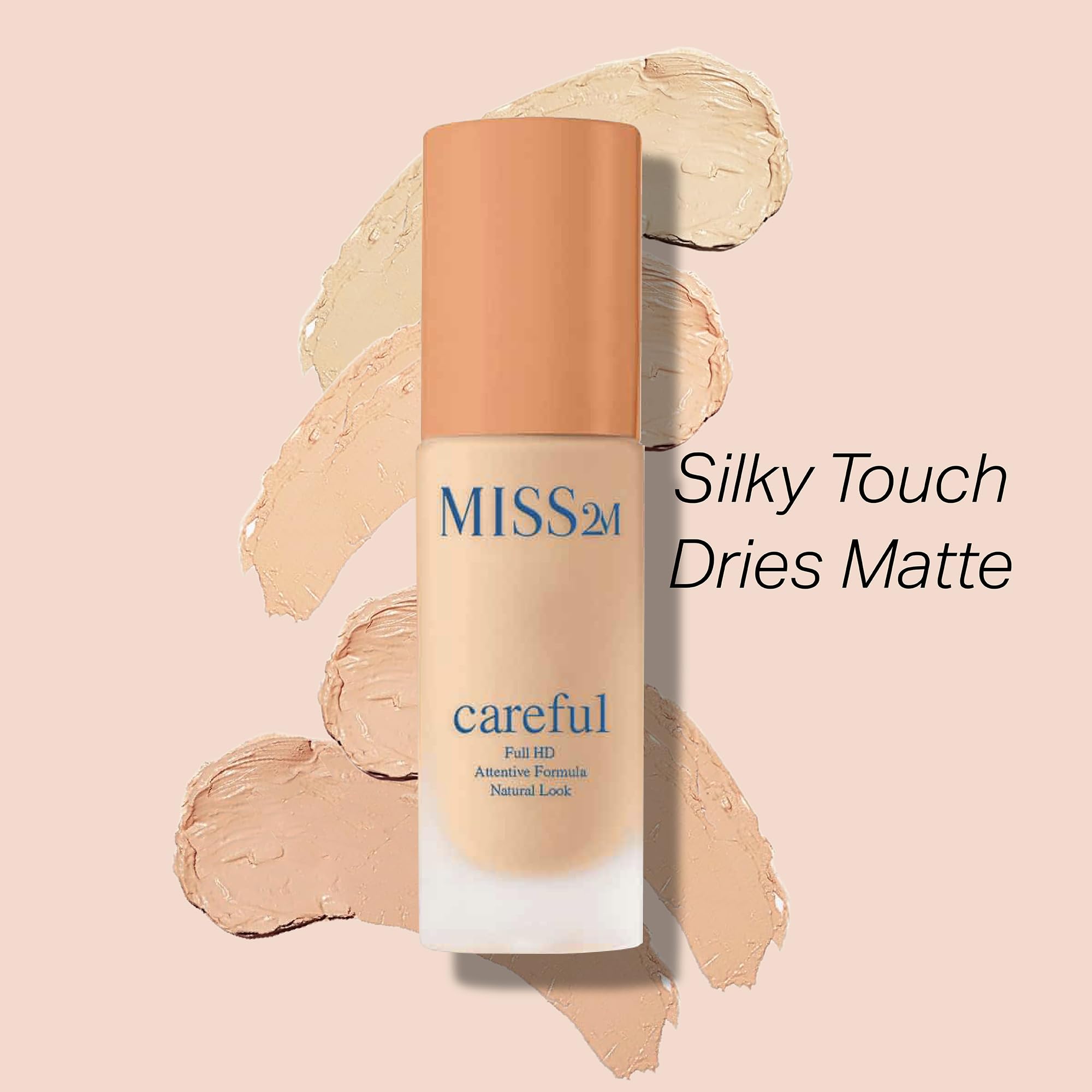 MISS2M Careful HD brush-application demonstrates easy blending for a flawless look