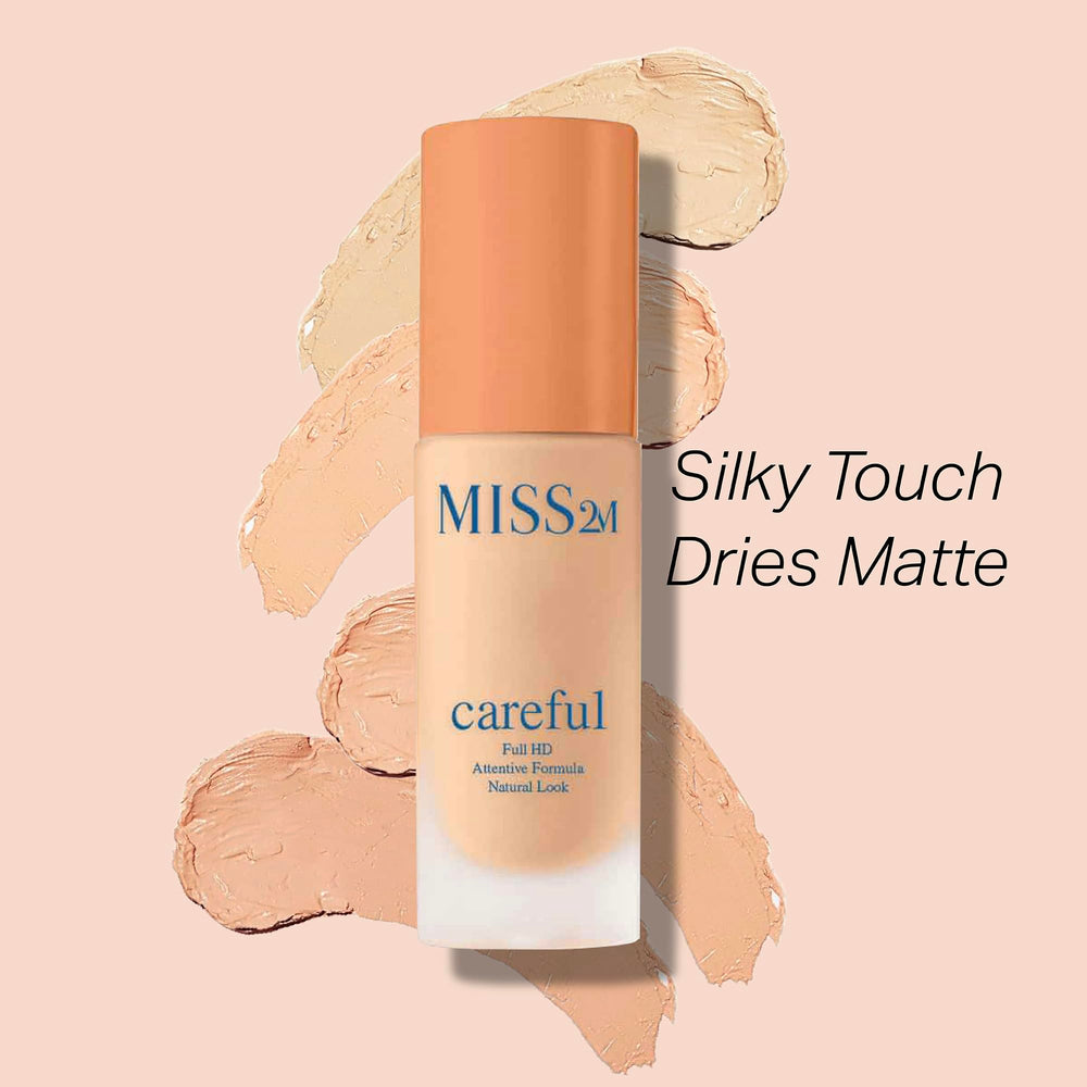 MISS2M Careful HD brush-application demonstrates easy blending for a flawless look