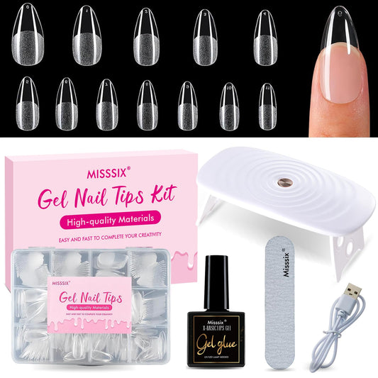 Misssix medium almond nail tips provide precise, natural-looking extensions.