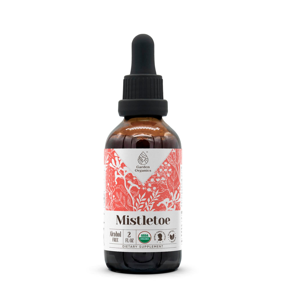 Bottled Mistletoe Organic Extract labeling - USDA Organic