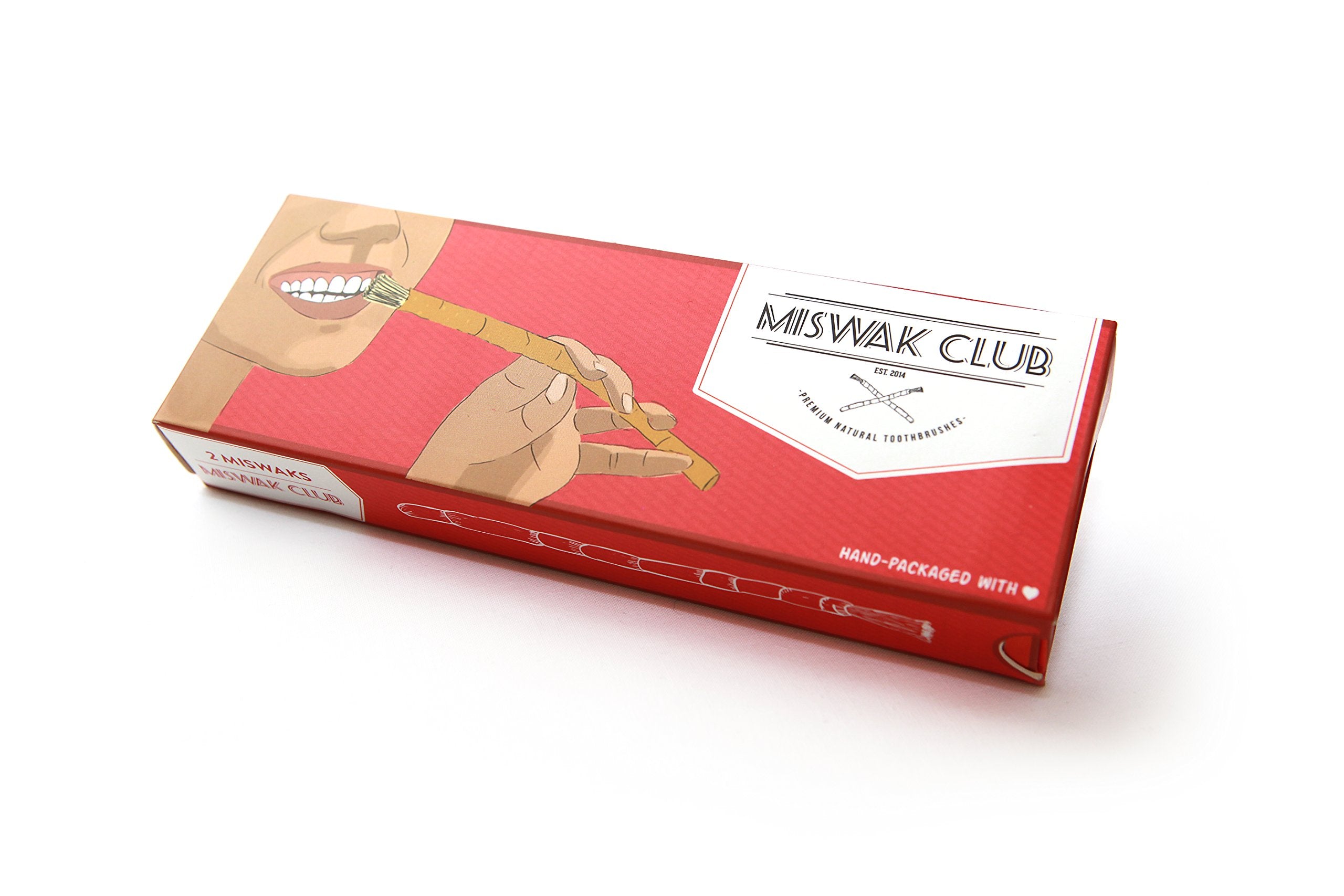Eco-friendly packaging for Miswak Club kit