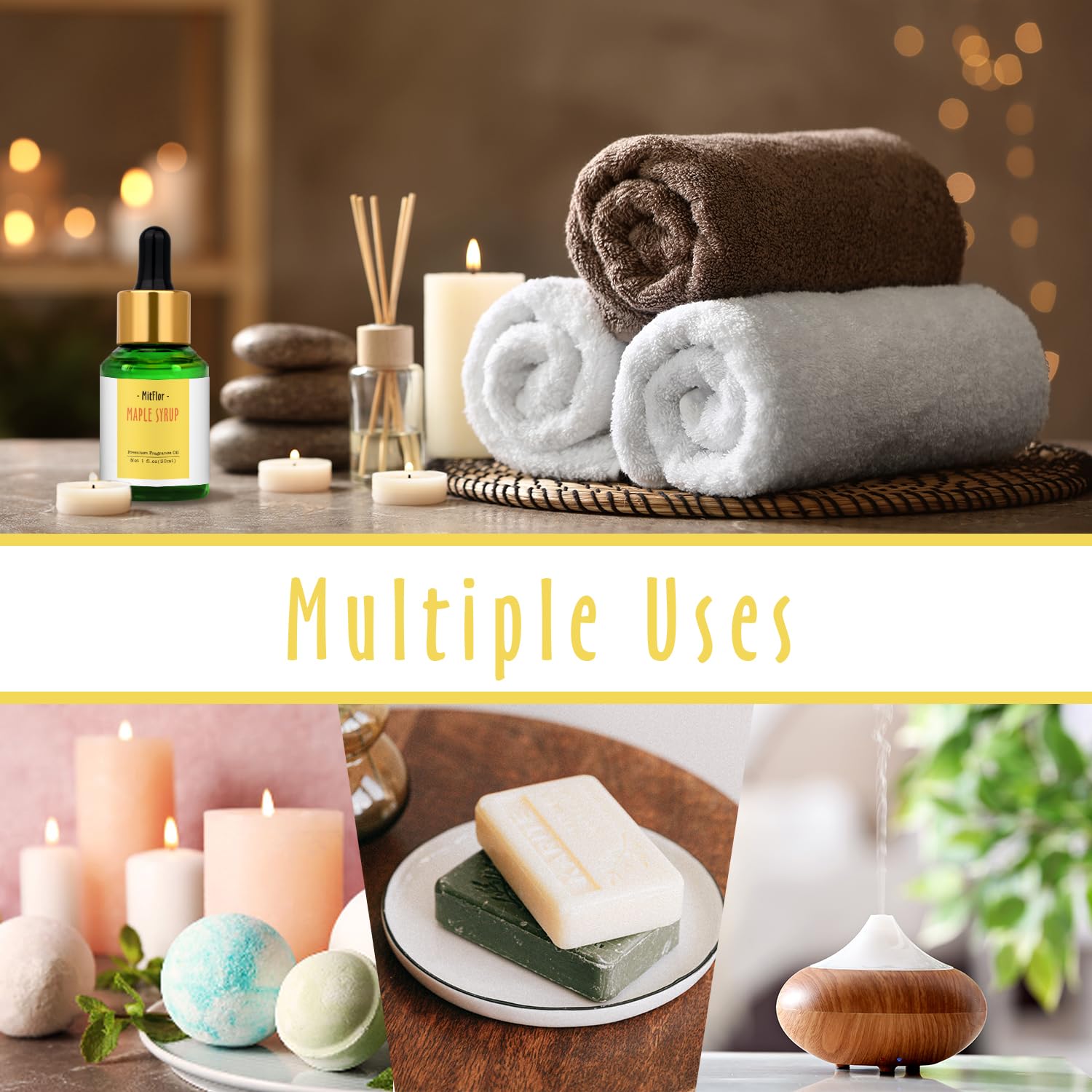 Diffuser with Maple Syrup Fragrance Oil aroma
