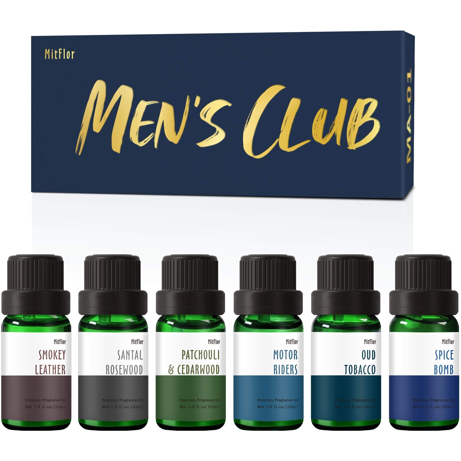 MitFlor Men's Club fragrance gift set box packaging