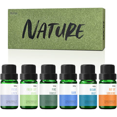 MitFlor Nature Set gift box with 6x10ml fragrance oils