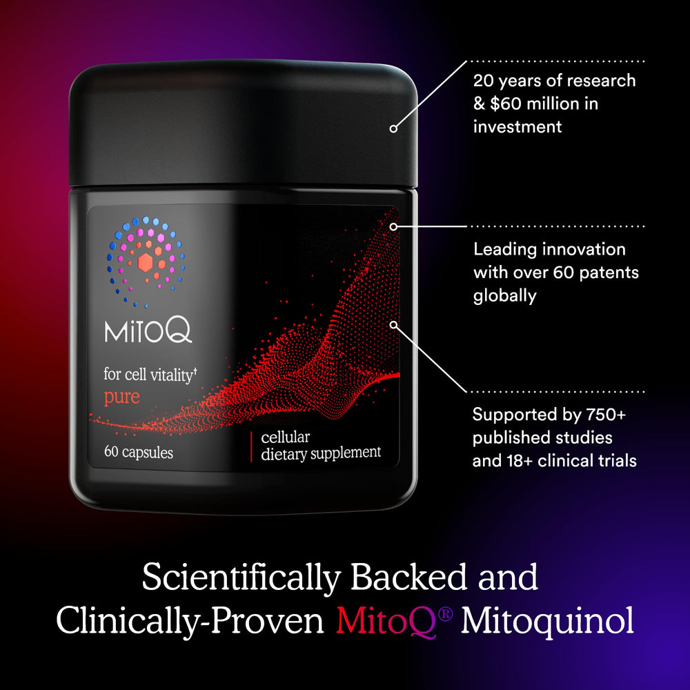 Representation of improved mitochondrial function for healthy aging