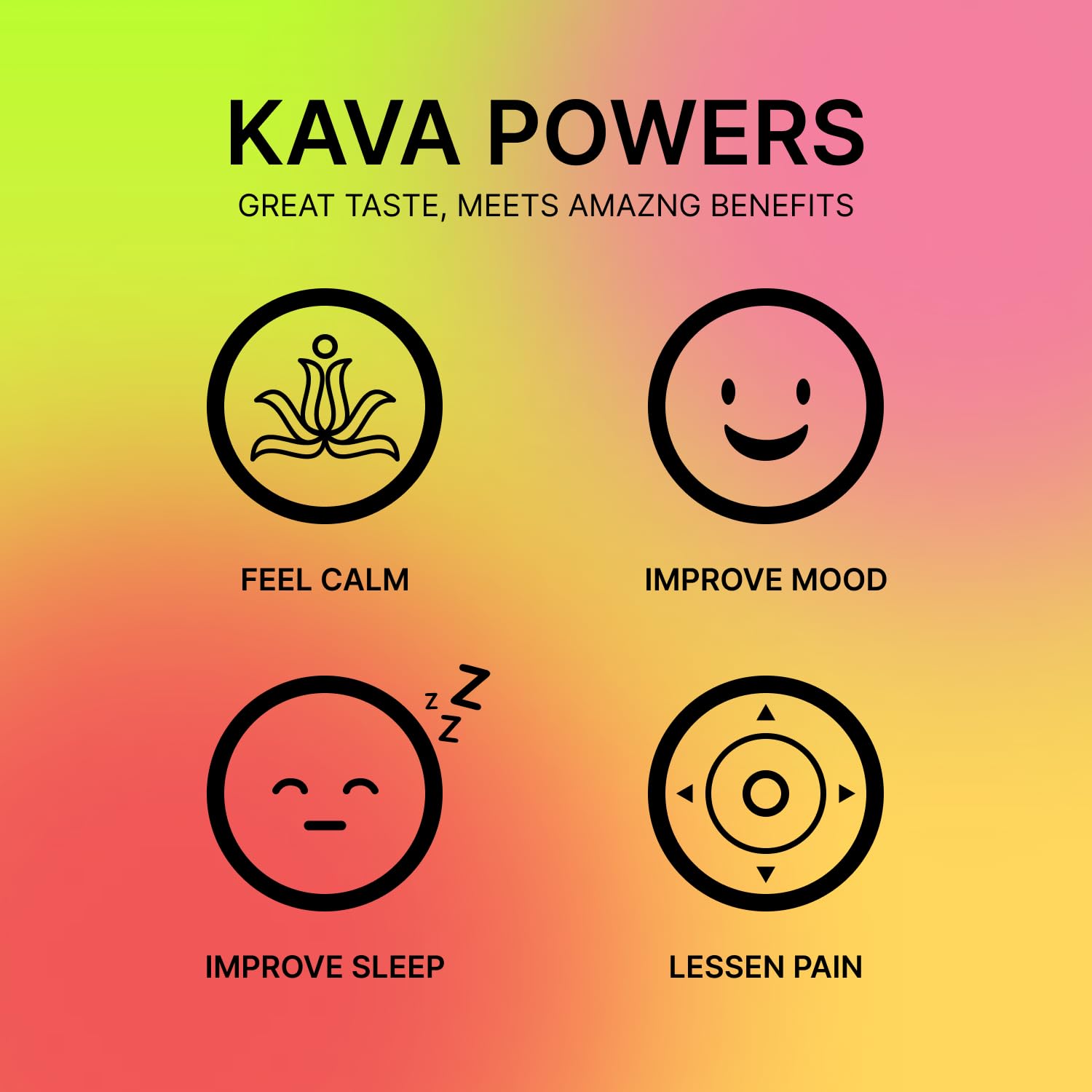 Back label and nutrition information on Mitra9 Kava Drink Variety Pack