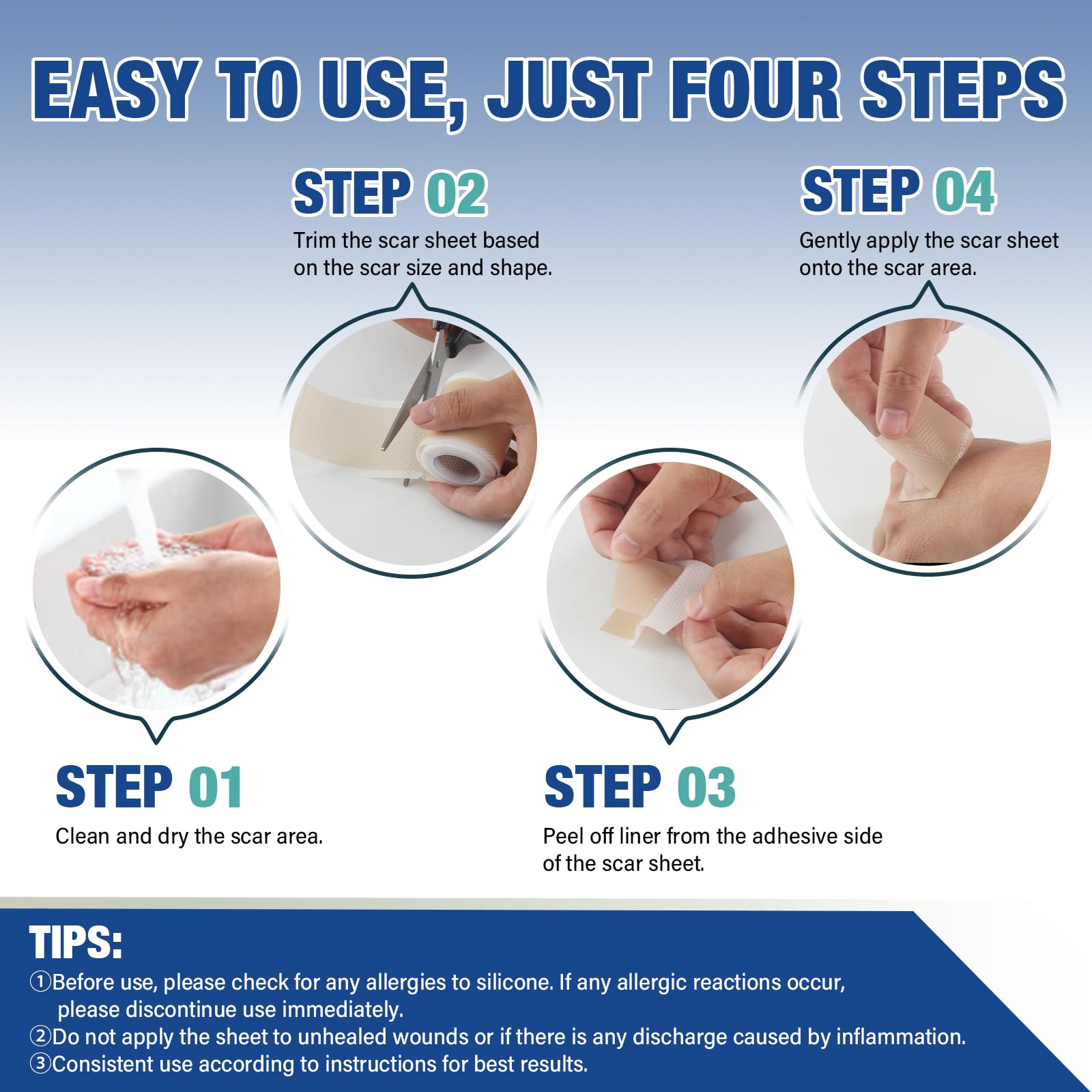 Mitreal silicone scar sheet in clinical settings supports consistent management