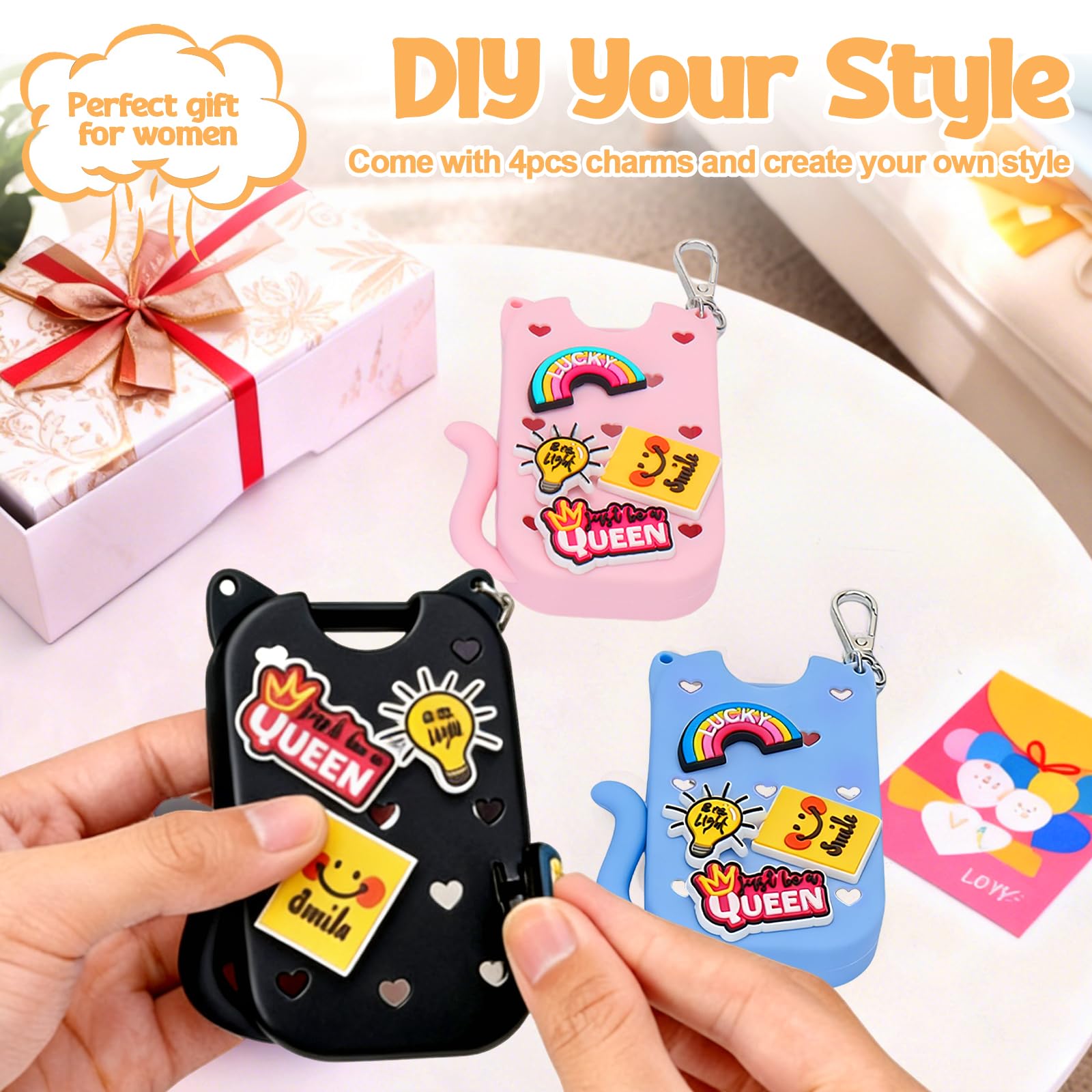 Mity Rain four detachable charms set for customization and flair
