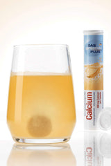 Front view of Mivolis Calcium 8 tubes x 20 tablets packaging