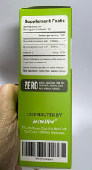 Label of MiW Piw Soursop Liquid Drops 1900mg