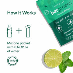 Women’s nutrition greens powder supporting digestive health and liver function