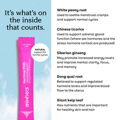 Zero sugar label on Hertime packaging