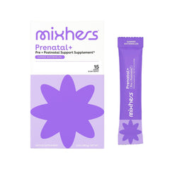 MIXHERS Prenatal+ 15-stick packets packaging