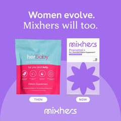 Wellness benefits of MIXHERS Prenatal+ prenatal and postnatal supplement