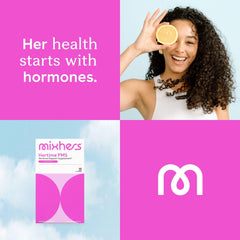 Sugar-free label on Hertime PMS+ packaging