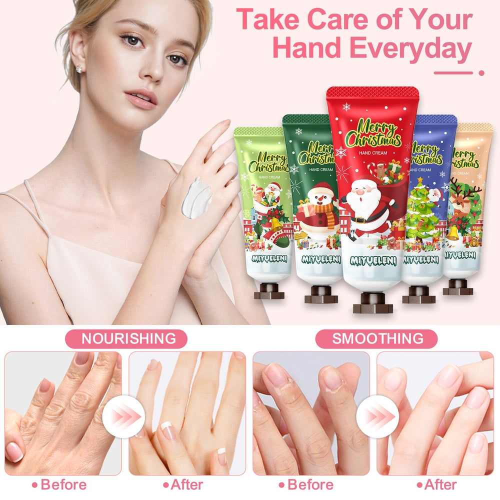 MIYUELENI citrus fragrance hand cream offers quick absorption and hydration