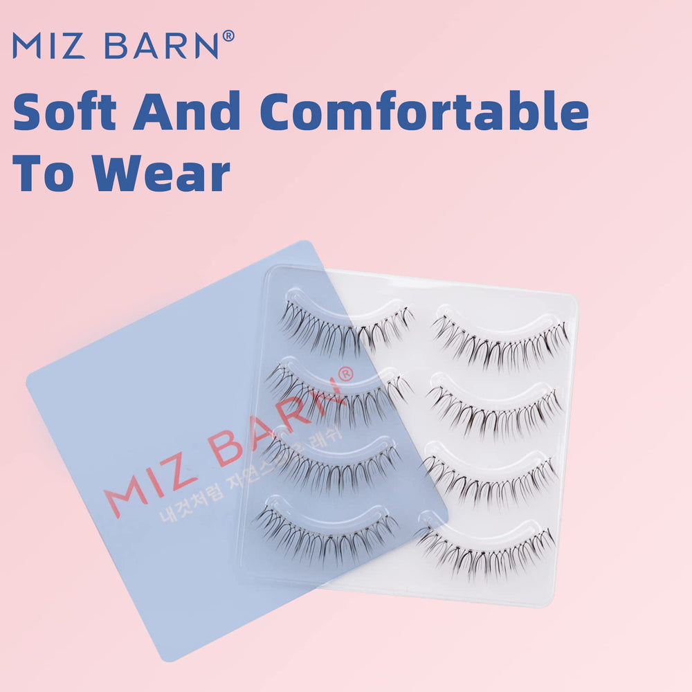 Miz Barn Soft Lightweight Lashes ideal for easy application and comfort.