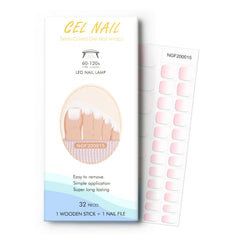 MIZHSE easy removal gel pedicure for beginners.