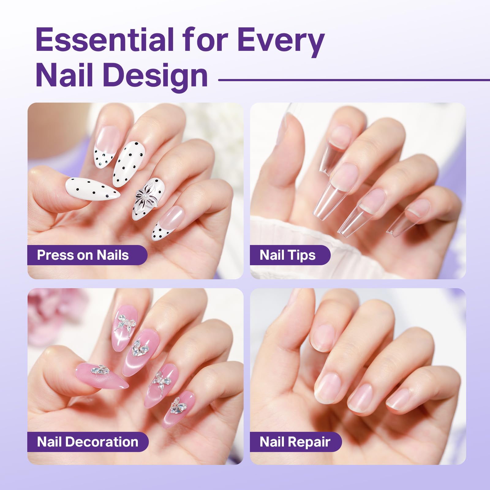 MIZHSE nail prep pads for quick surface cleaning and prep