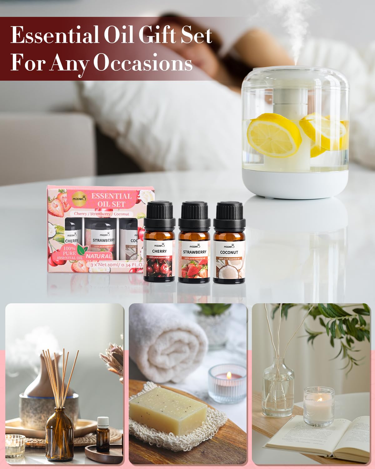 MIZZEO gift-box presentation elevates the set for gifting and special occasions.