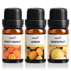 MIZZEO Fruity Essential Oil Set Sweet Orange bottle for uplifting diffuser sessions