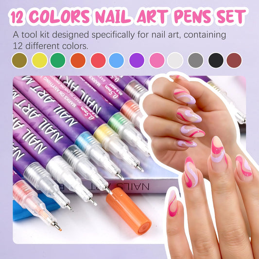 MKNZOME quick-dry nail paint, smear-free finish for clean designs.