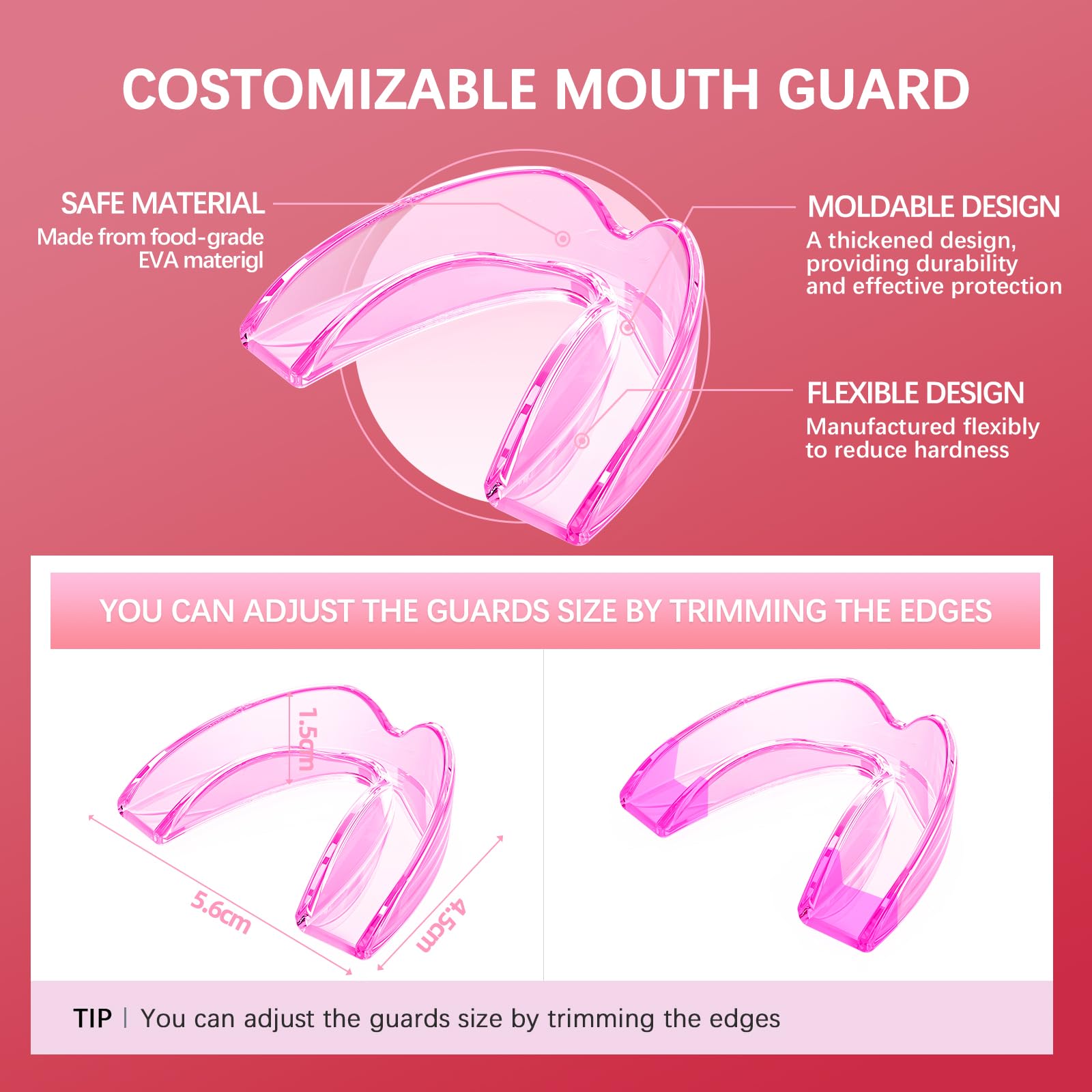 Relieves jaw pain from teeth grinding