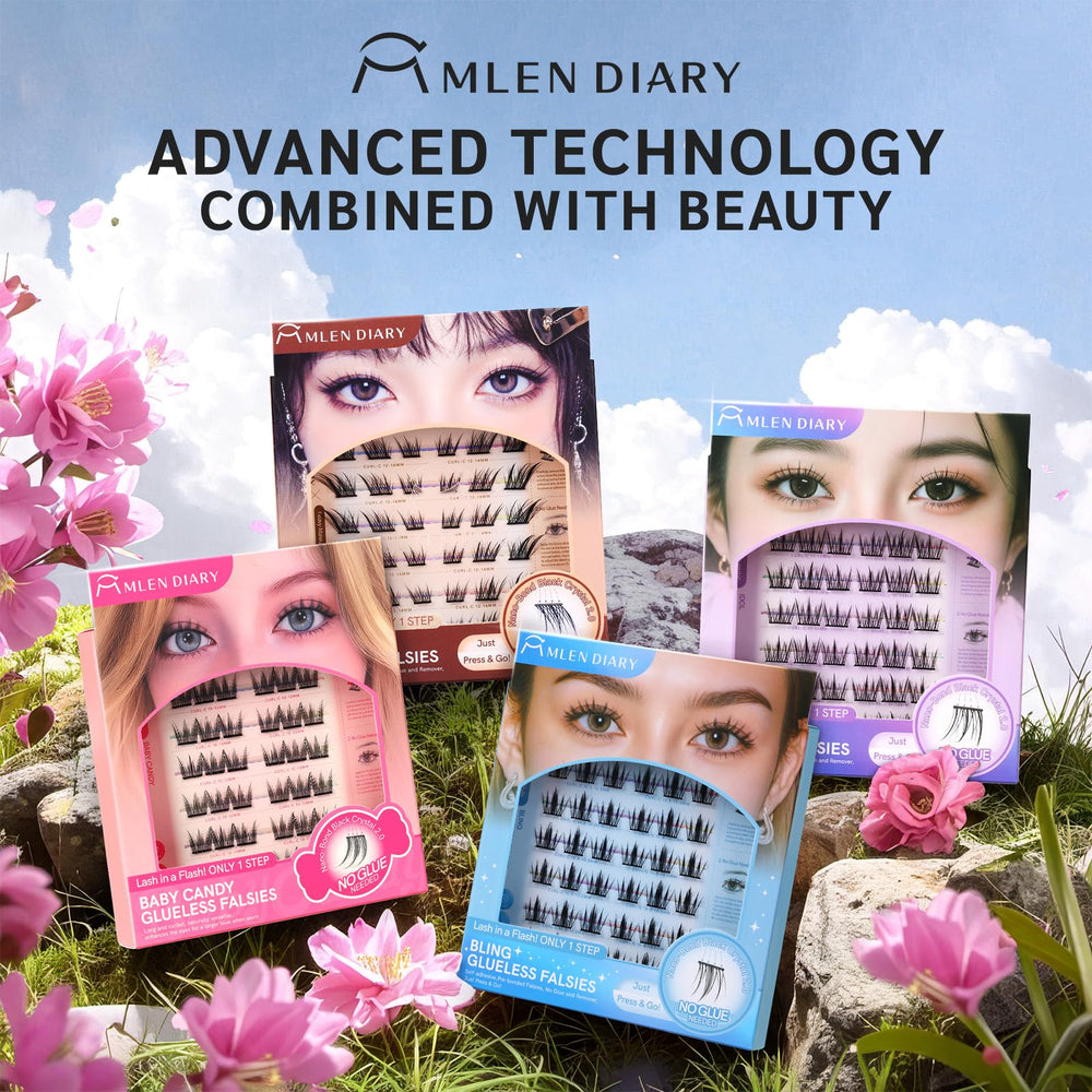 MLEN DIARY gift-ready lash clusters suitable for beauty lovers