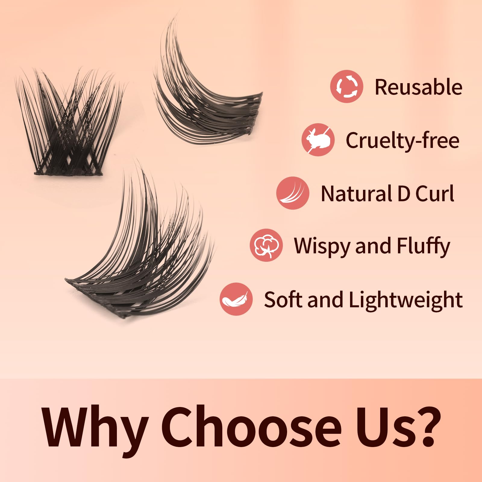MLEN DIARY Cat-eye effect clusters enhance eye brightness and definition.