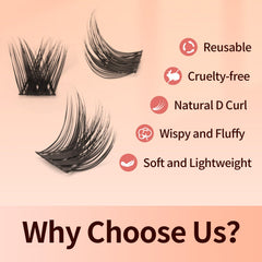 MLEN DIARY Cat-eye effect clusters enhance eye brightness and definition.