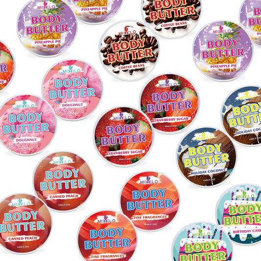 MLIIIILO Body Glaze Donut jar closeup shows rich texture and lasting fragrance.