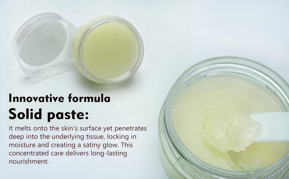 MLIIIILO Body Glaze application on skin highlights smooth, hydrated feel.