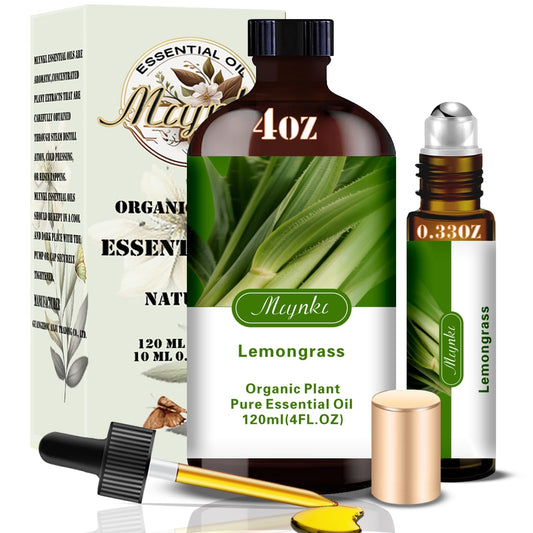 mlynkl lemongrass essential oil bottle—large jumbo size for affordable home fragrance and DIY projects