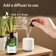 mlynkl lemongrass essential oil for yoga, meditation, and calming ambience