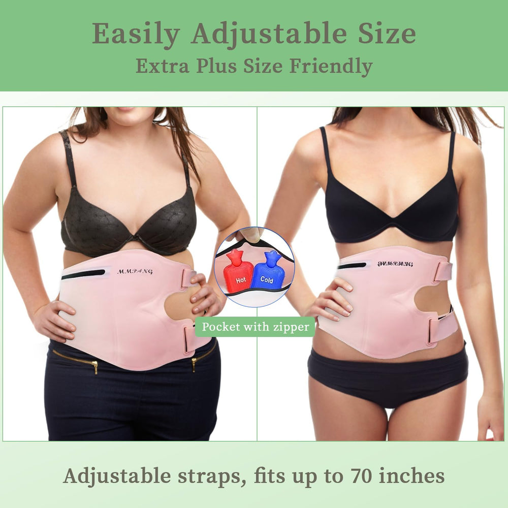 Second angle showing belly and neck packs