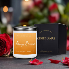 Gift-ready MOASITN orange blossom candle packaging