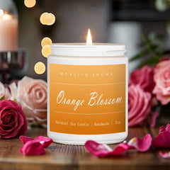 Premium materials: natural soy wax, essential oils, cotton wick