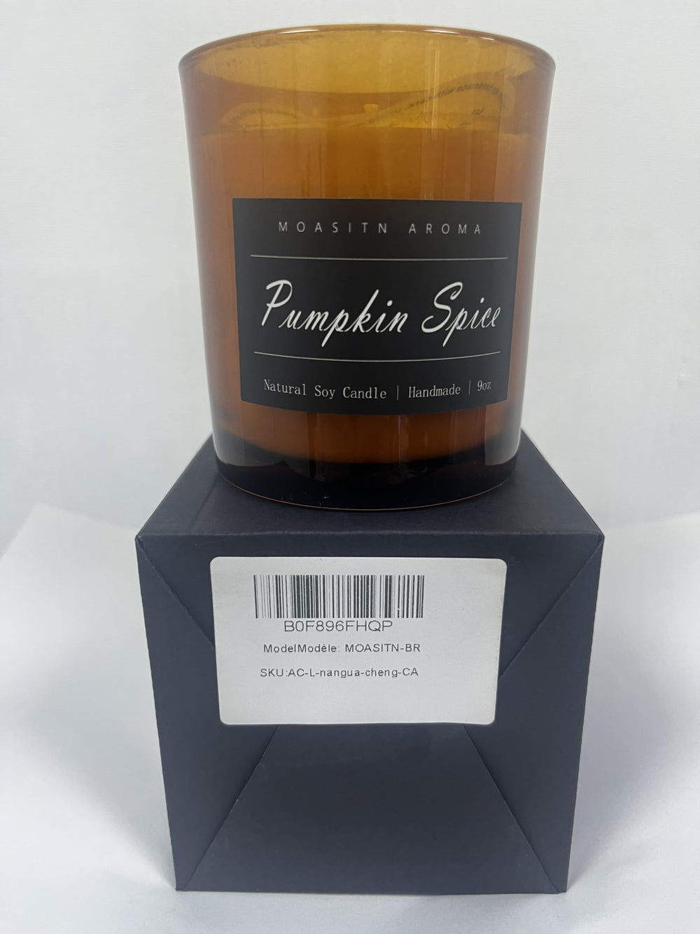 MOASITN Pumpkin Spice candle gift pack packaging