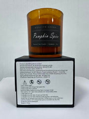 MOASITN Pumpkin Spice candle in living room setting