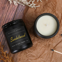 Long-burning candle with up to 40 hours burn time