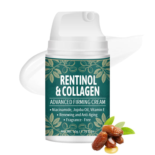 MOC LINK unscented retinol bottle with pump for easy daily application.