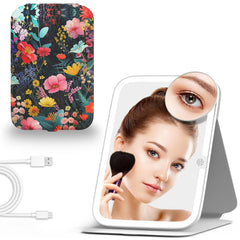 Mocado travel mirror con giro de 360° para vistas versátiles al vestirse en movimiento