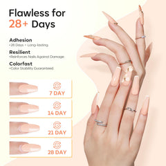 Modelones 3D nail art created with acrylic powder for sculpted designs.