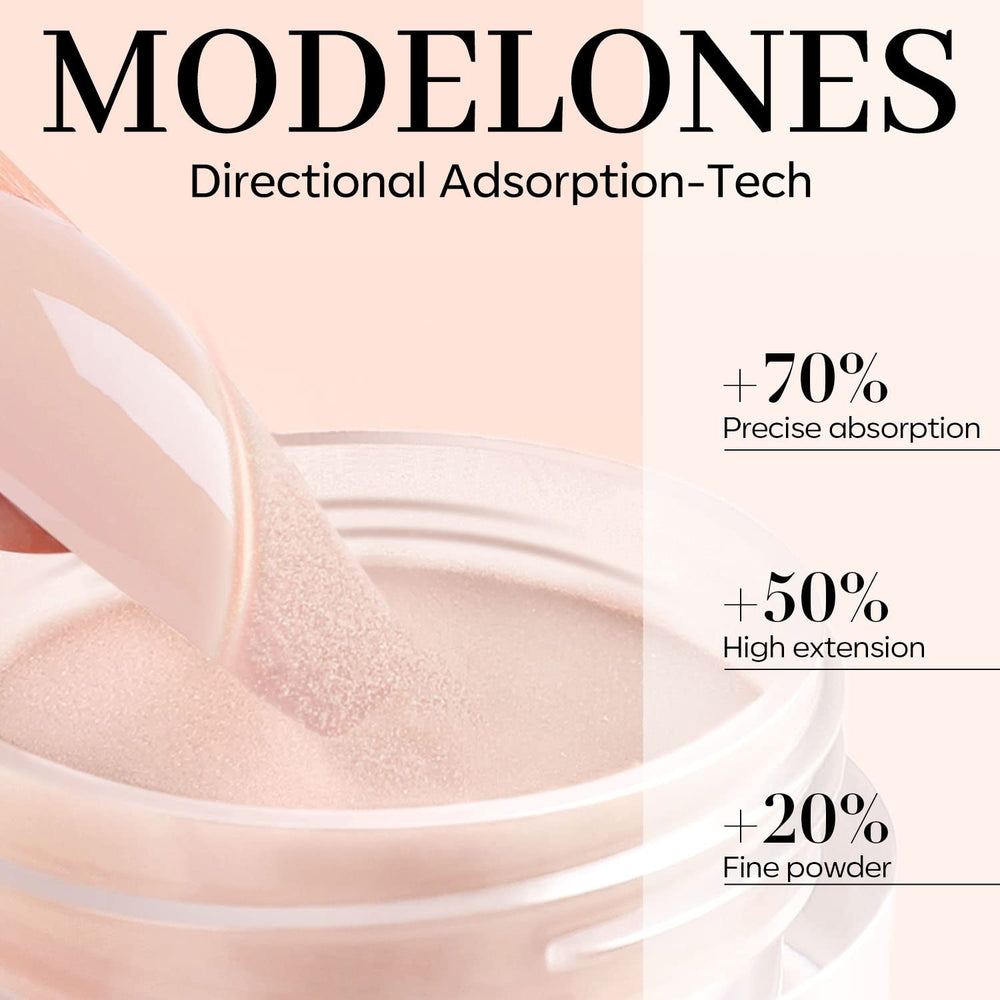 Modelones breathable formula dip powder suitable for daily wear