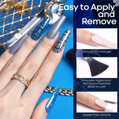 Modelones at-home manicure kit enables DIY professional-style nails.