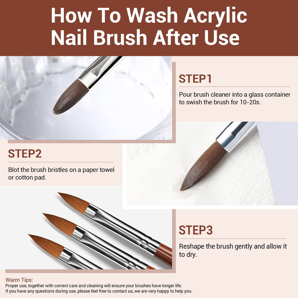 Modelones detailing brush for fine-line nail art and precision.