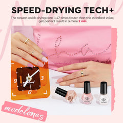 Modelones long-lasting chip-resistant finish for daily tasks